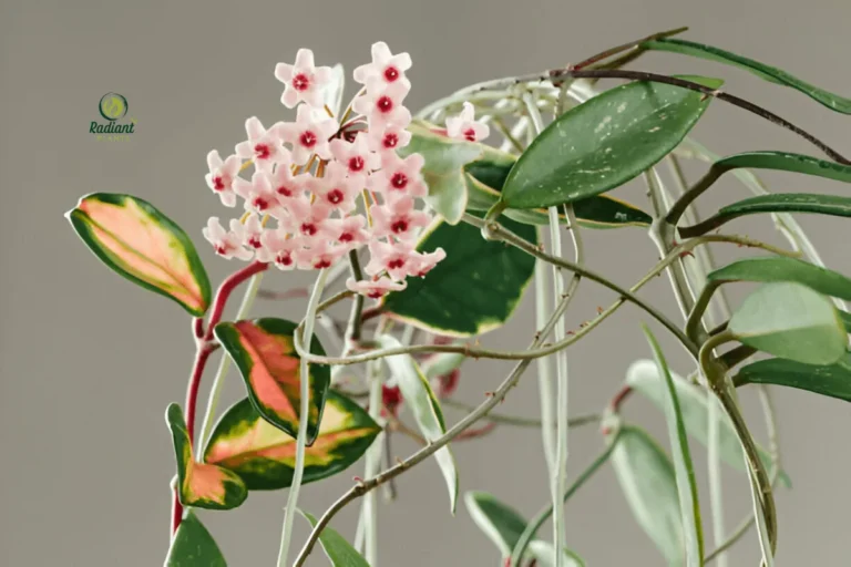 Blooming Hoya Plant in a Modern Pot