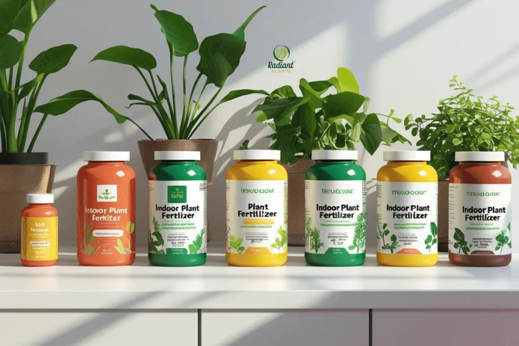 Comparison of top indoor plant fertilizers by type and use case