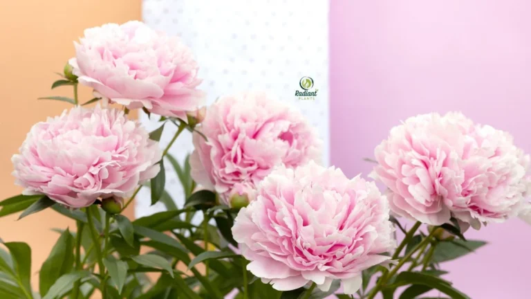 Peony Plant Sarah Bernhardt in Full Bloom